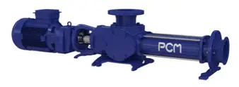 PCM progressing cavity pump with flanged inlet and outlet